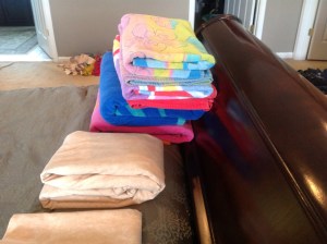 As a little girl, mom taught me how to fold linen... very nicely.  