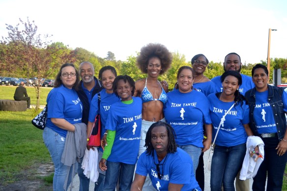 Loyal "Team Tanya" supporters.