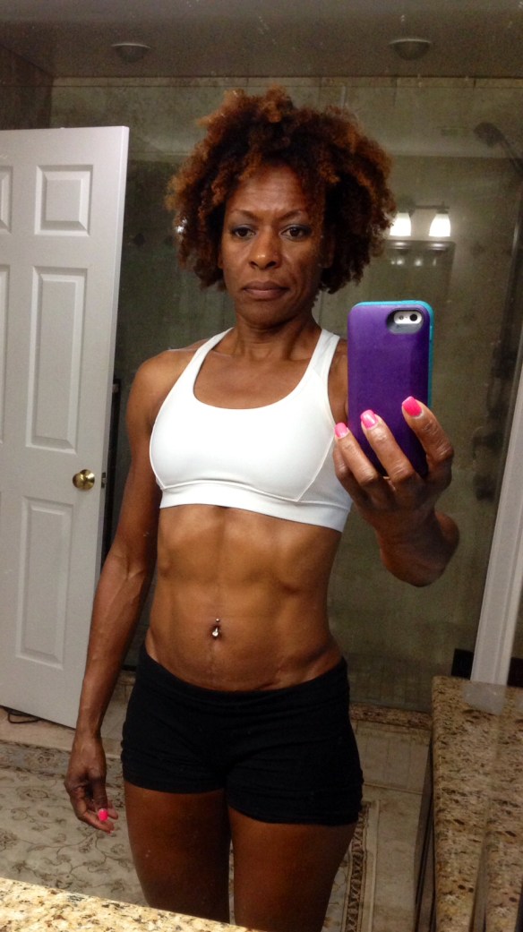 A quick pic before showering and off to bed