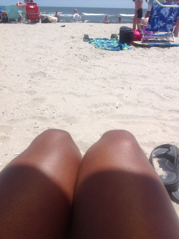First beach day of summer 2014; Ocean City, NJ