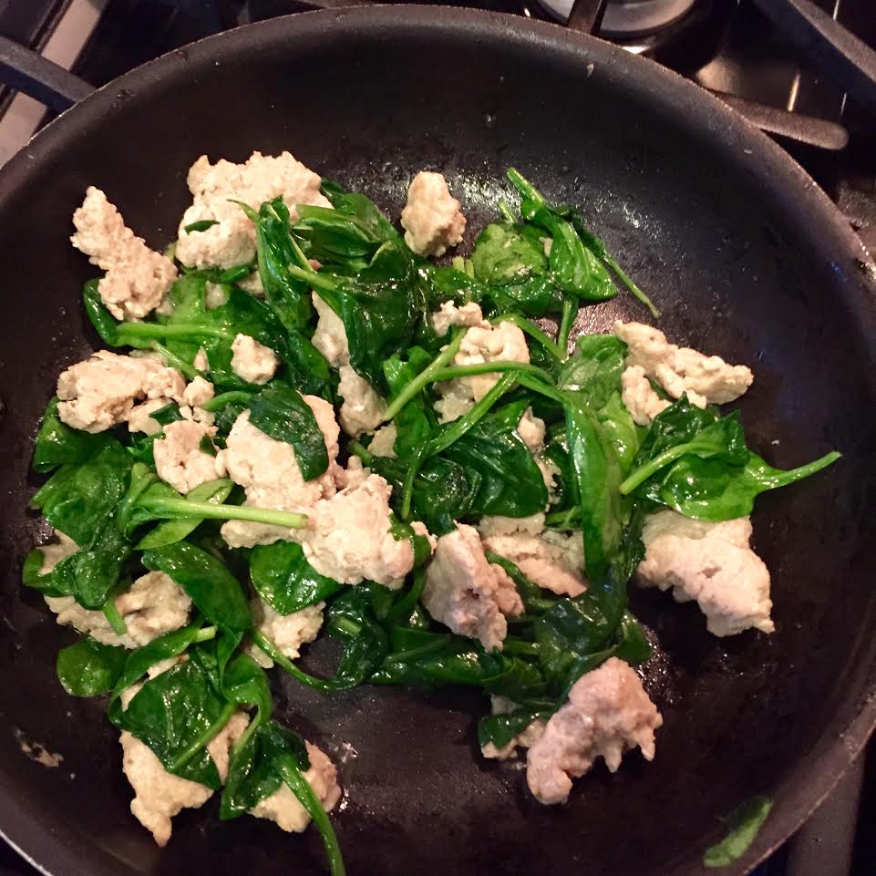 chicken and spinach