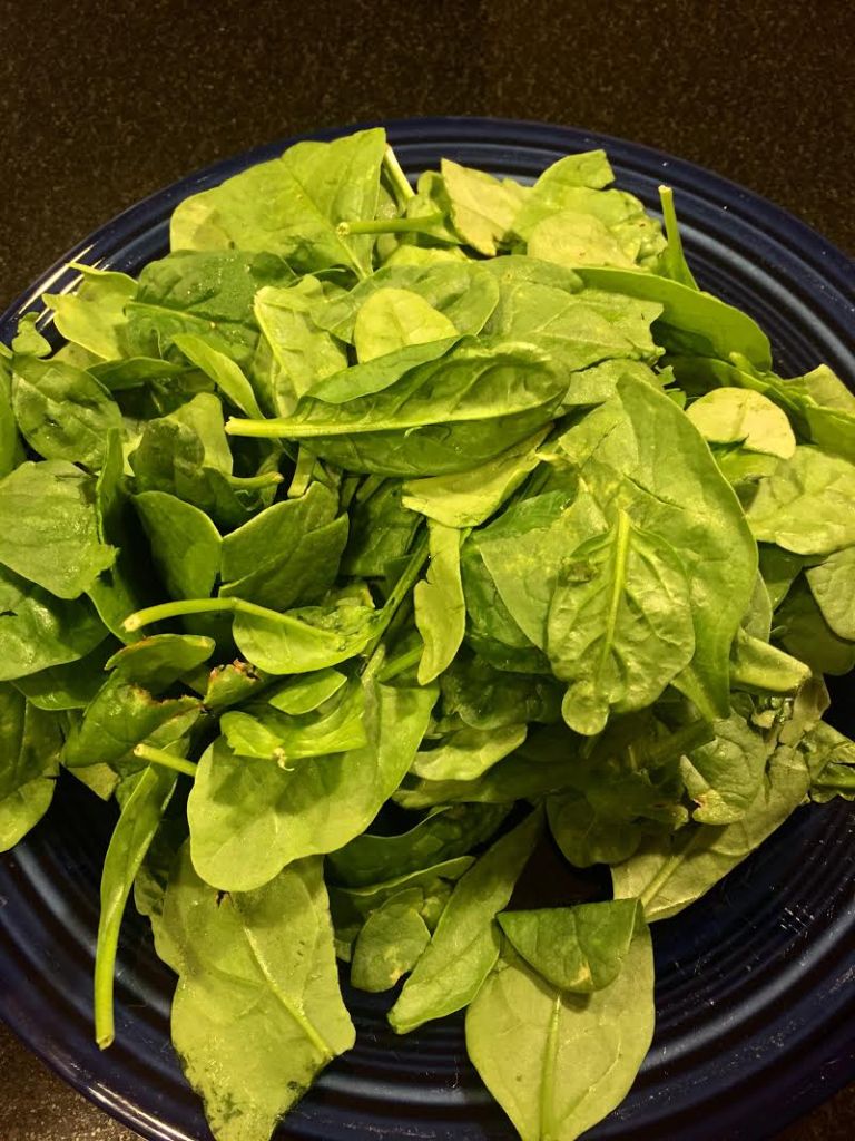 plate of spinach